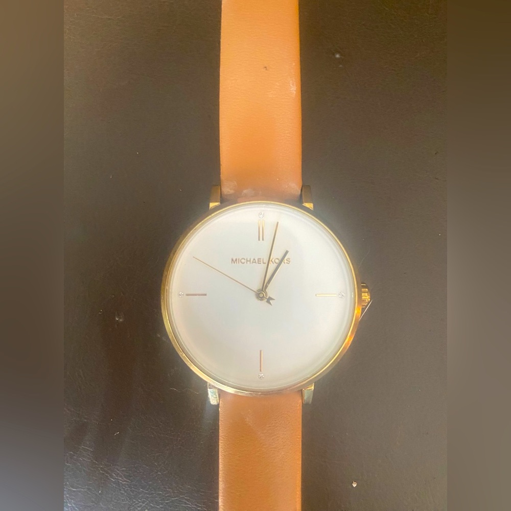 Michael Kors Brown Leather Women’s Watch